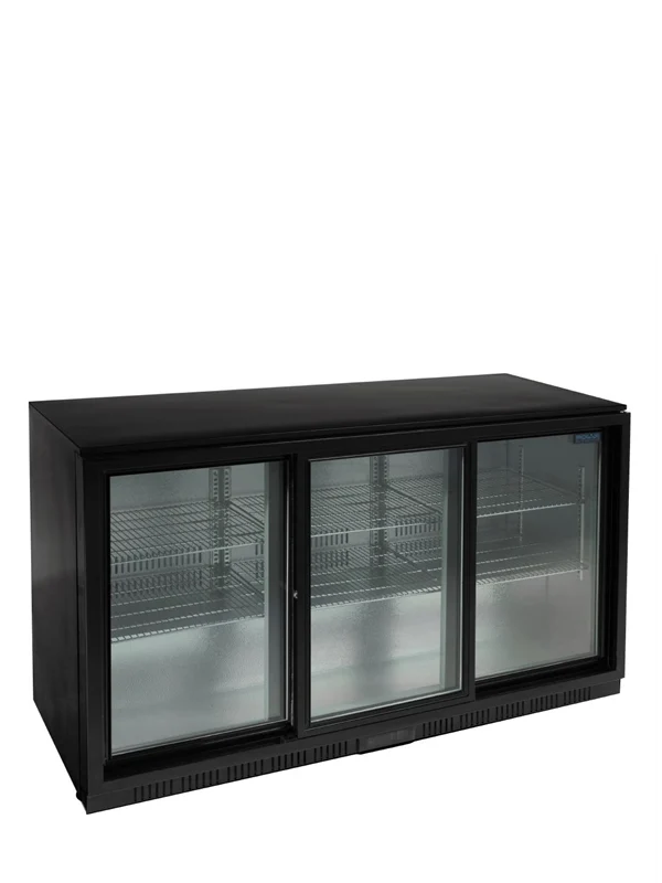 Polar Série G GL013 – Arrière-bar 3 portes coulissantes 320L pour stockage boissons intensif